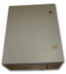 Metal IP55 Weatherproof Enclosure (500x400x210), Beige, Surface Mount Lockable Doors