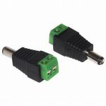 DC Power Plug with Screw Terminals. 5.5mm Jack - Male type