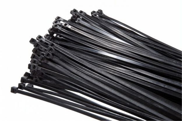 Cable Tie, Black 300X4.5mm, 100 Pack
