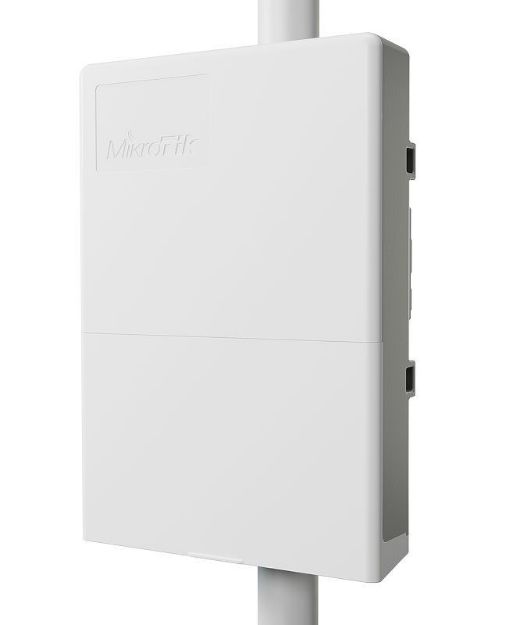 MikroTik netFiber 9 outdoor switch with 5 SFP, 4 SFP+, 1 Ethernet ports