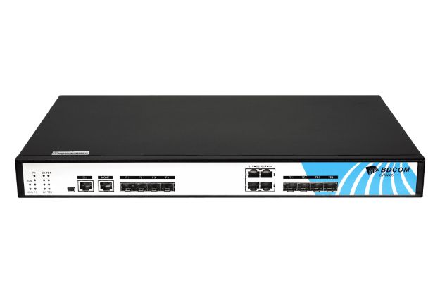 BDCOM 4 Port GPON OLT Headend - Dual Internal AC PSU