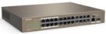 Tenda 24-Port Fast Ethernet PoE Switch 250W | TEF1126P-24-250W